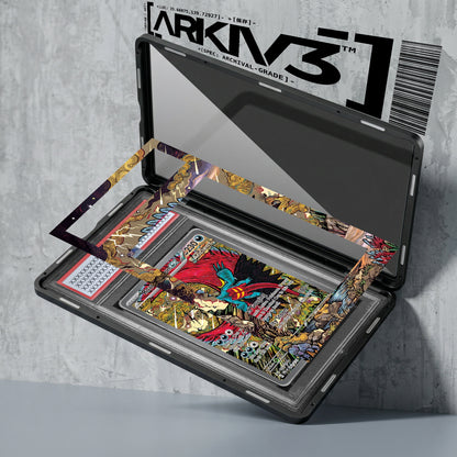 ARKIV3 PSA graded exploded mockup