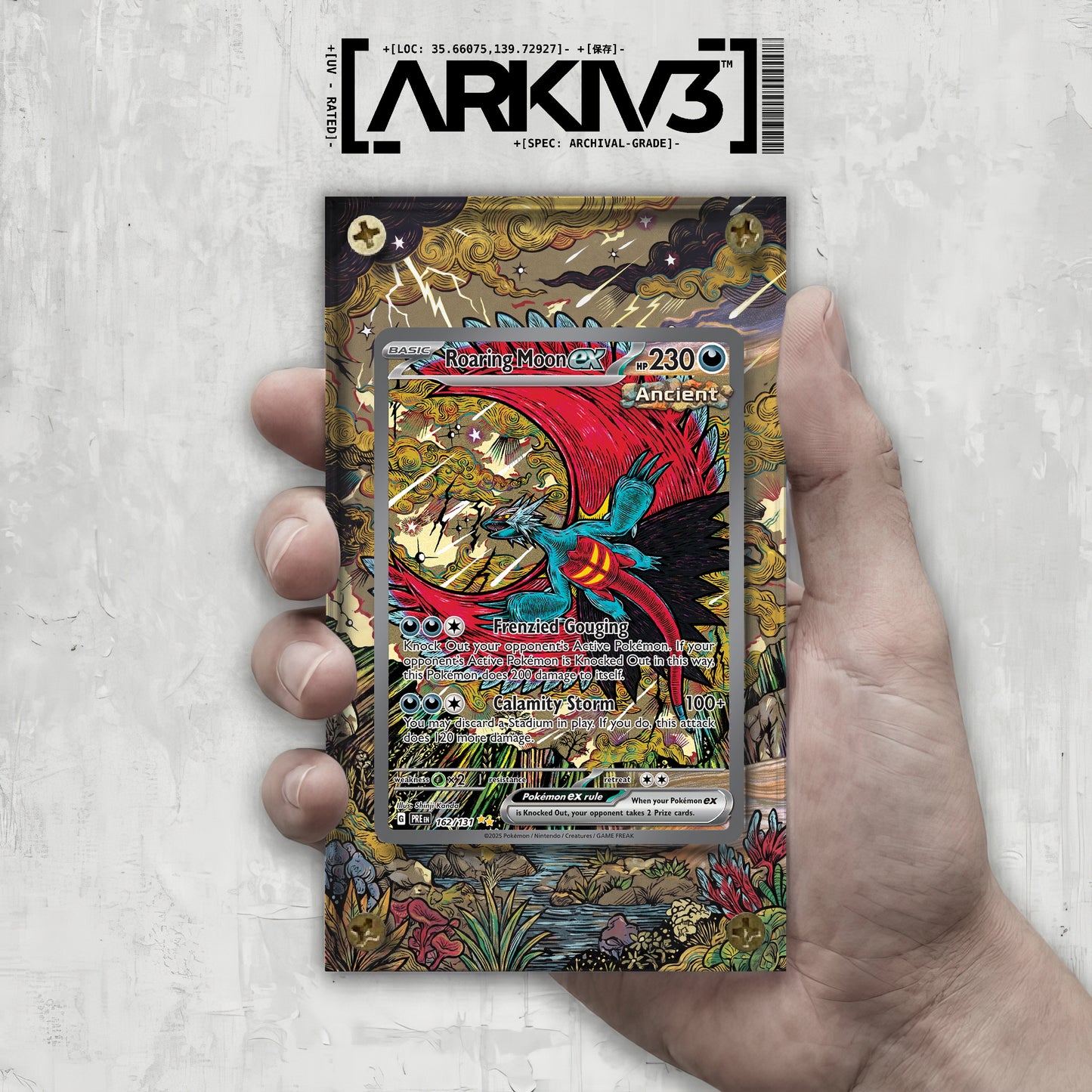 [UNIT: 162/131] // Roaring Moon ex Extended Art Display Case - Raw