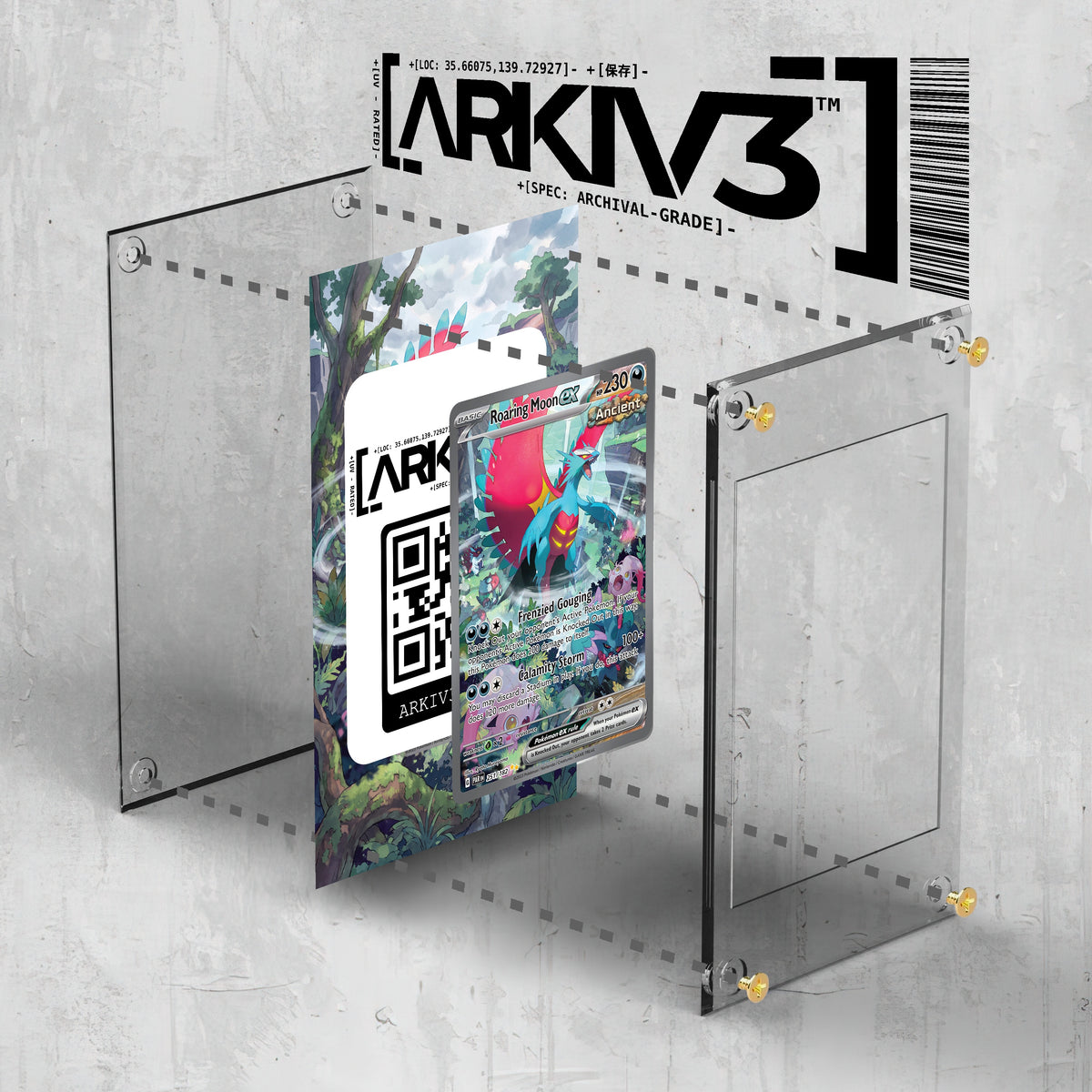 [UNIT: 251/182] // Roaring Moon ex Extended Art Display Case - Raw