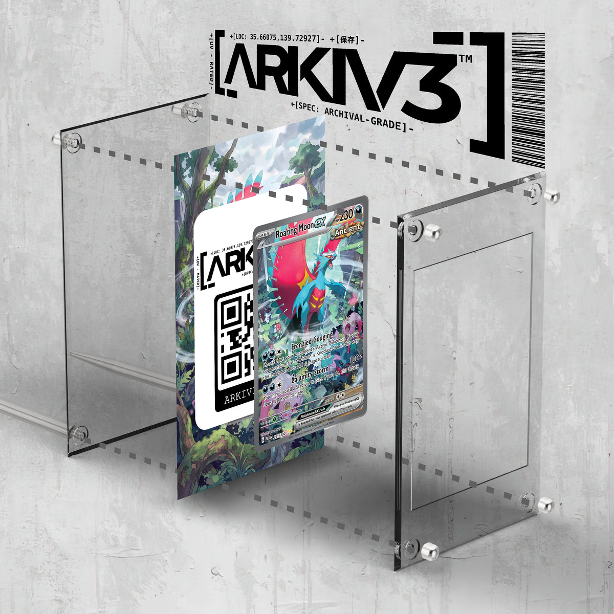 [UNIT: 251/182] // Roaring Moon ex Extended Art Display Case - Raw