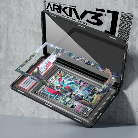 ARKIV3 PSA graded exploded mockup