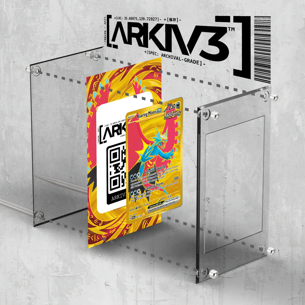 [UNIT: 262/182] // Roaring Moon ex Extended Art Display Case - Raw