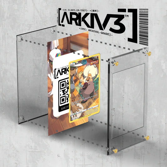 [UNIT: TG07/TG30] // Rockruff Extended Art Display Case - Raw