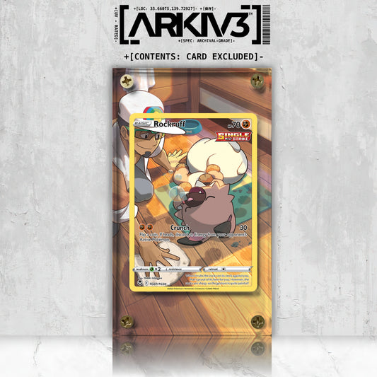 [UNIT: TG07/TG30] // Rockruff Extended Art Display Case - Raw