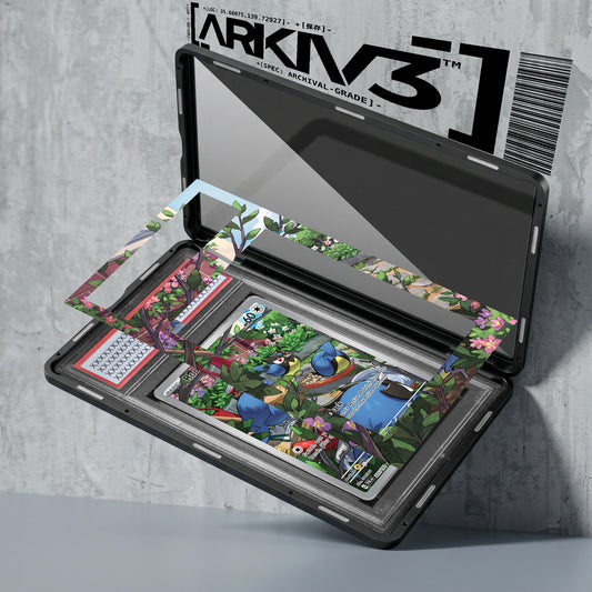 ARKIV3 PSA graded exploded mockup