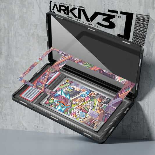 ARKIV3 PSA graded exploded mockup