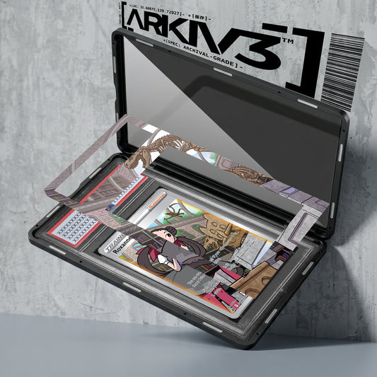 ARKIV3 PSA graded exploded mockup
