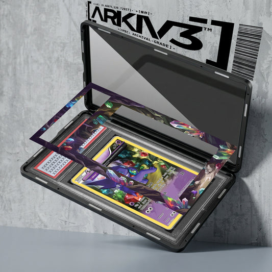 ARKIV3 PSA graded exploded mockup