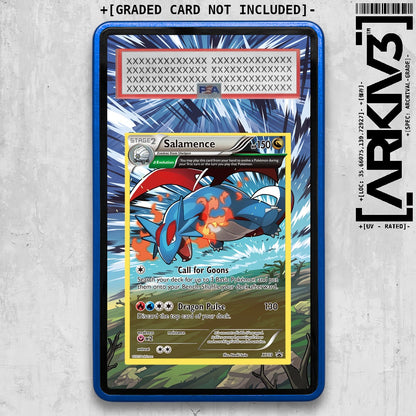 [UNIT: XY59/211] // Salamence Extended Art Display Case - Graded