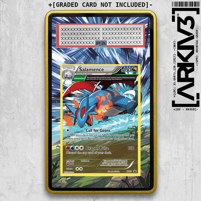 [UNIT: XY59/211] // Salamence Extended Art Display Case - Graded