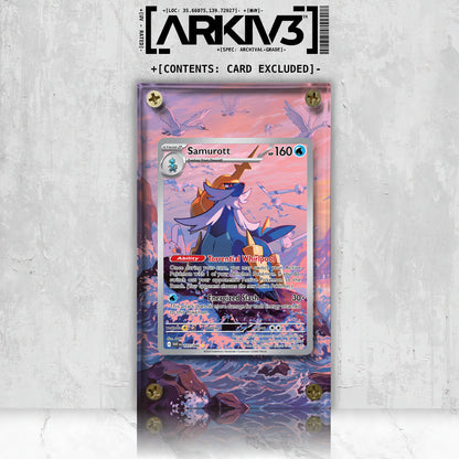[UNIT: 107/86] // Samurott Extended Art Display Case - Raw