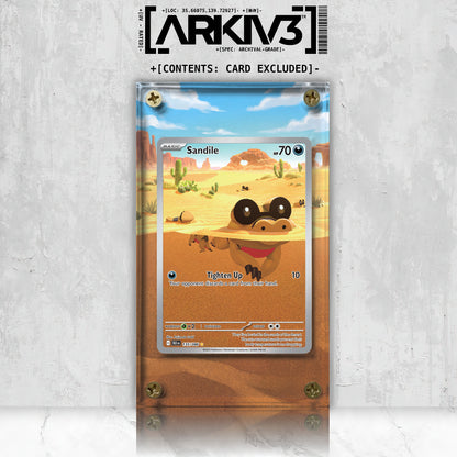 [UNIT: 135/86] // Sandile Extended Art Display Case - Raw