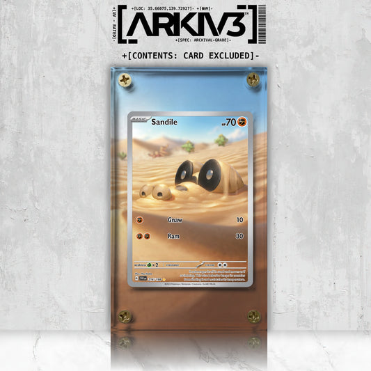 [UNIT: 216/198] // Sandile Extended Art Display Case - Raw