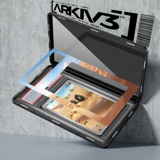 ARKIV3 PSA graded exploded mockup