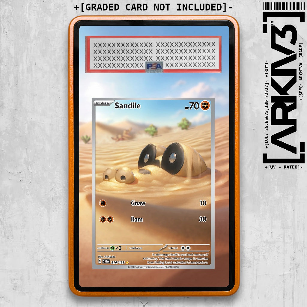 ARKIV3 PSA graded front - Orange