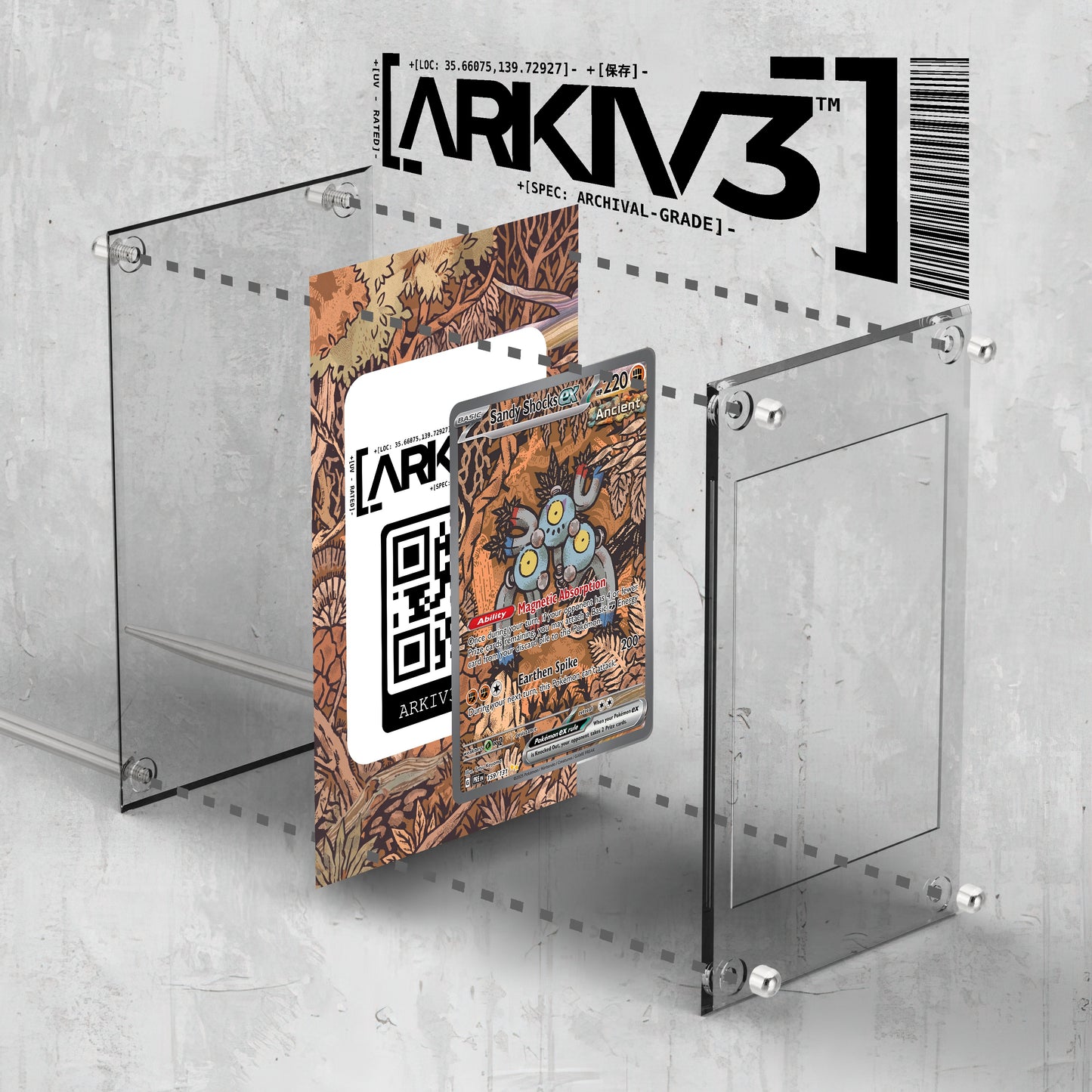 [UNIT: 159/131] // Sandy Shocks ex Extended Art Display Case - Raw