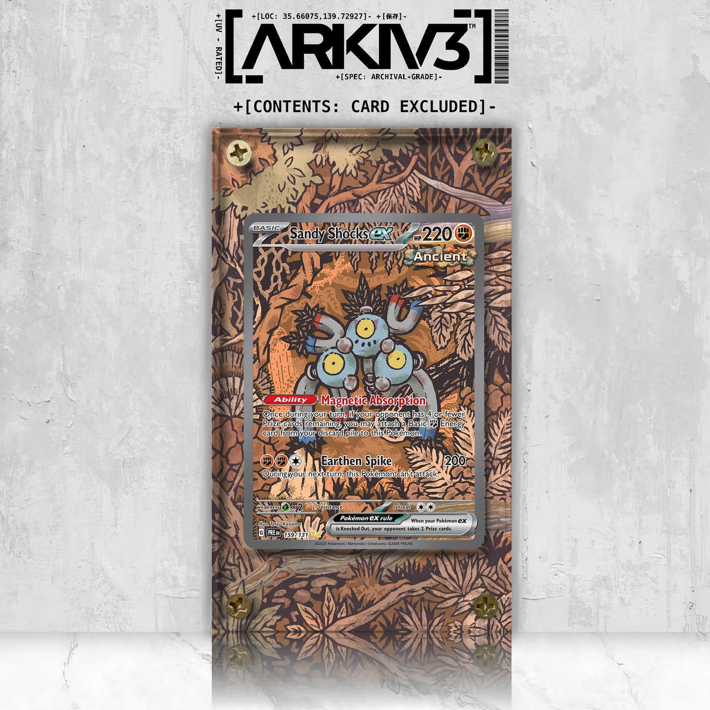 [UNIT: 159/131] // Sandy Shocks ex Extended Art Display Case - Raw