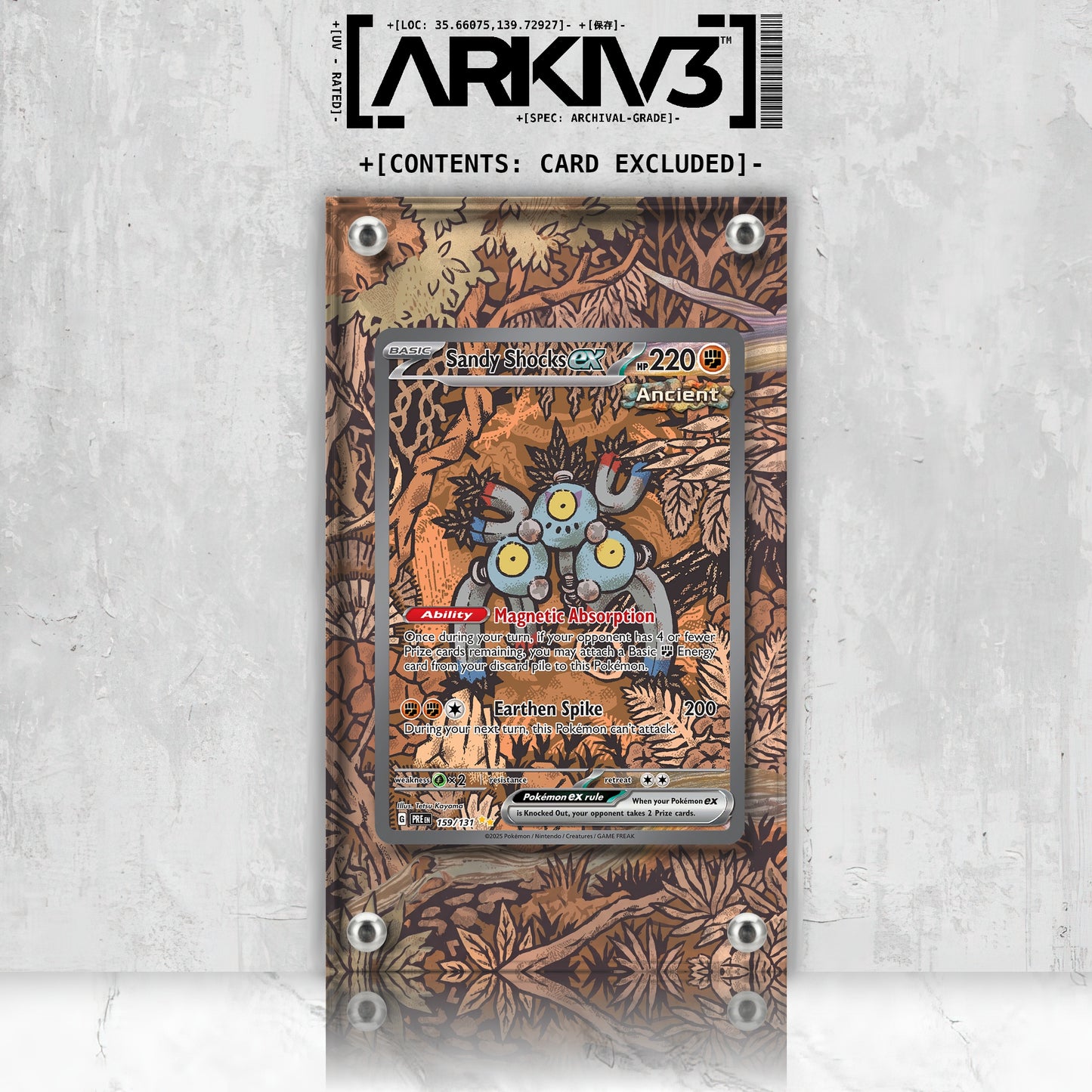 [UNIT: 159/131] // Sandy Shocks ex Extended Art Display Case - Raw