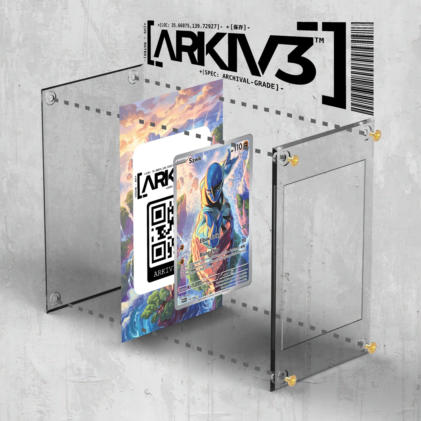 [UNIT: 130/86] // Sawk Extended Art Display Case - Raw