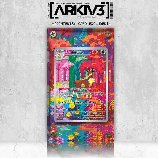 [UNIT: 166/162] // Sawsbuck Extended Art Display Case - Raw