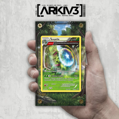 [UNIT: 9/160] // Sceptile Extended Art Display Case - Raw