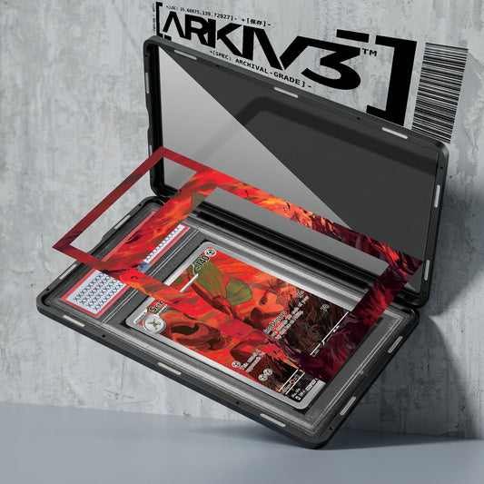 ARKIV3 PSA graded exploded mockup