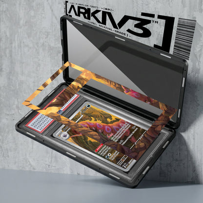 ARKIV3 PSA graded exploded mockup