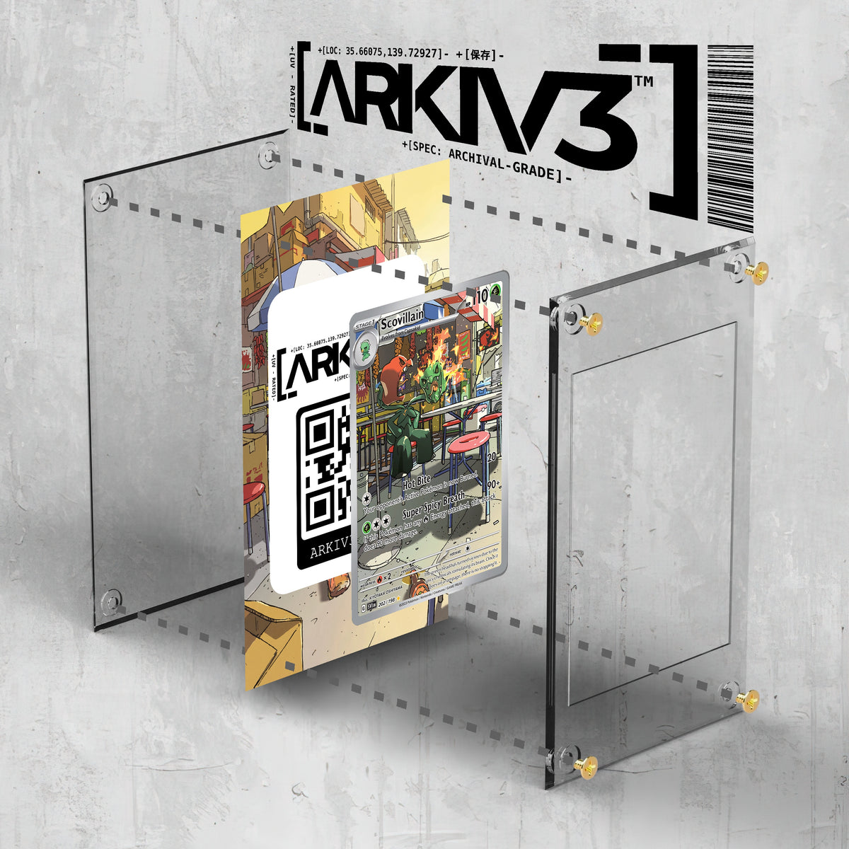 [UNIT: 202/198] // Scovillain Extended Art Display Case - Raw