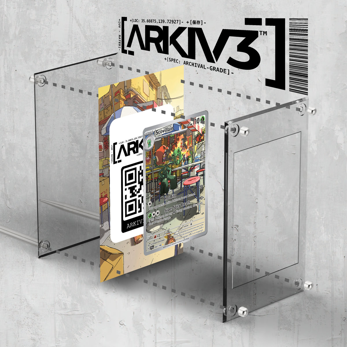 [UNIT: 202/198] // Scovillain Extended Art Display Case - Raw