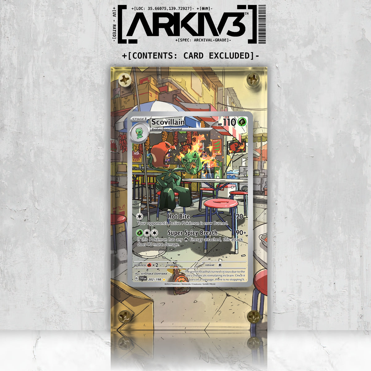 [UNIT: 202/198] // Scovillain Extended Art Display Case - Raw