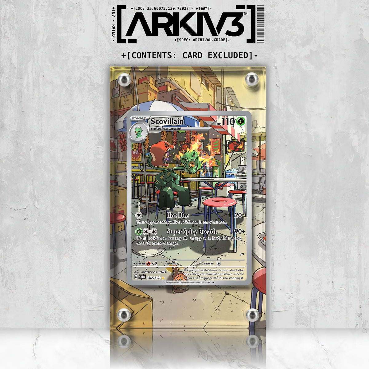 [UNIT: 202/198] // Scovillain Extended Art Display Case - Raw