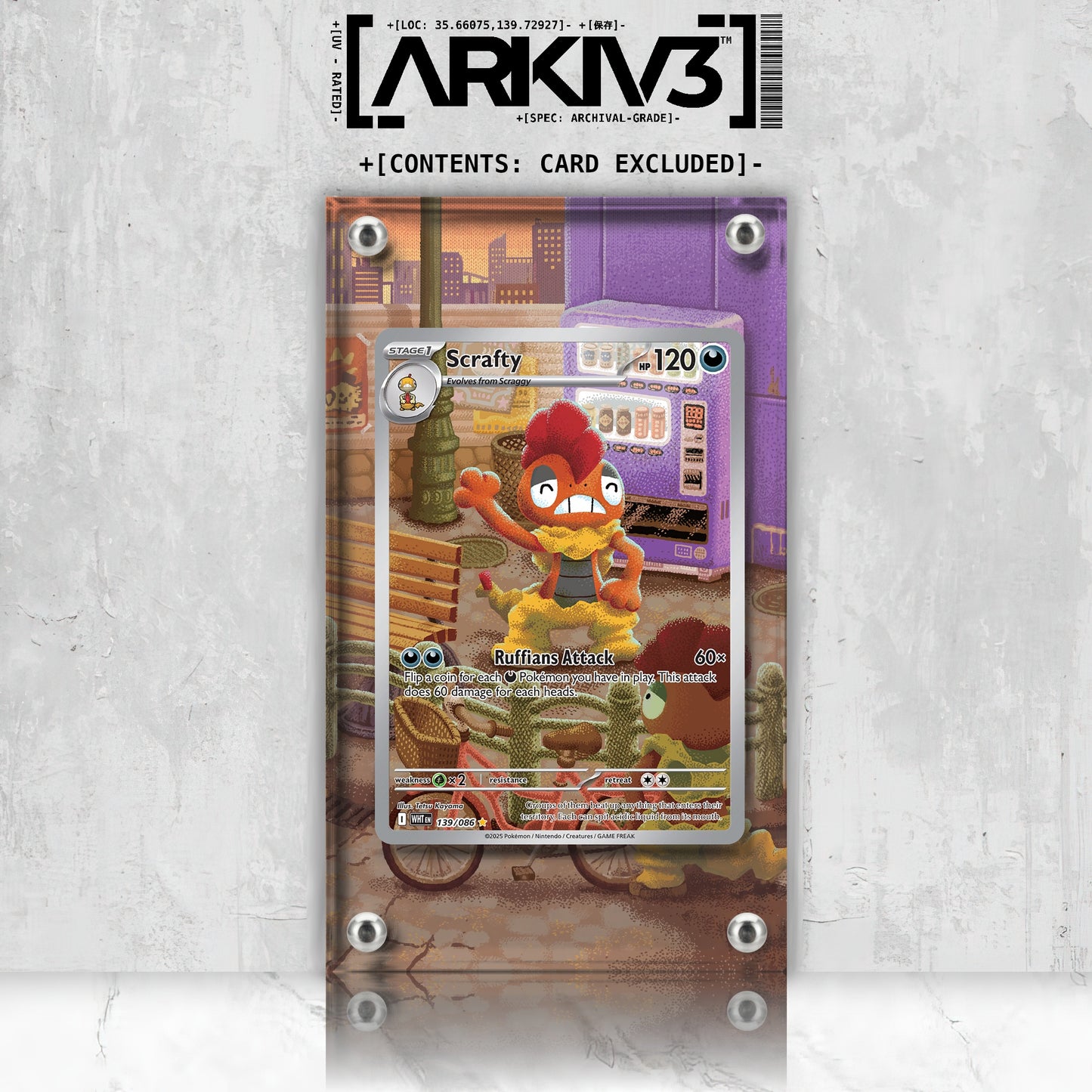 [UNIT: 139/86] // Scrafty Extended Art Display Case - Raw