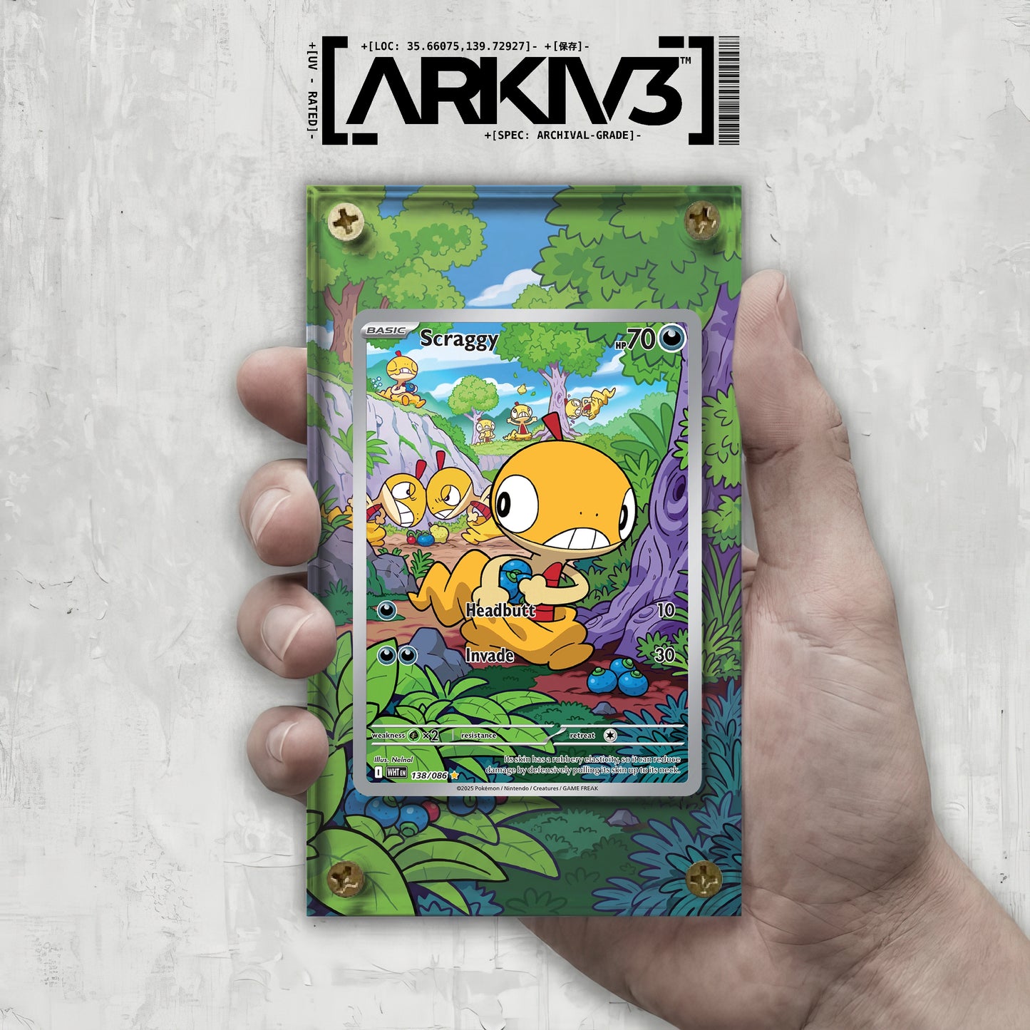 [UNIT: 138/86] // Scraggy Extended Art Display Case - Raw