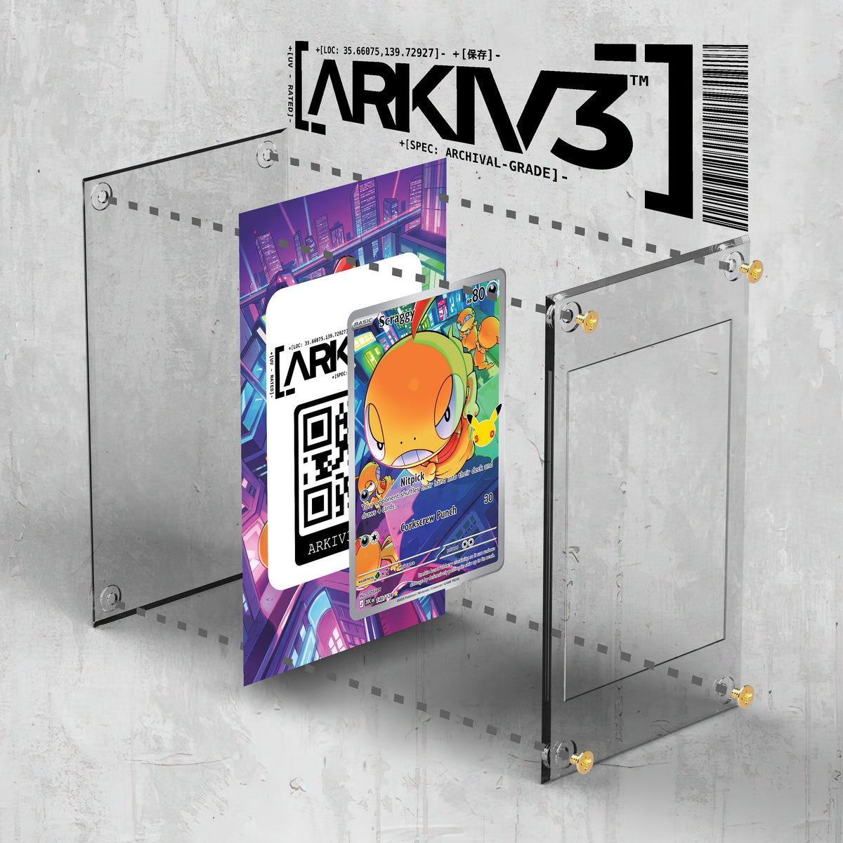 [UNIT: 140/128] // Scraggy Extended Art Display Case - Raw