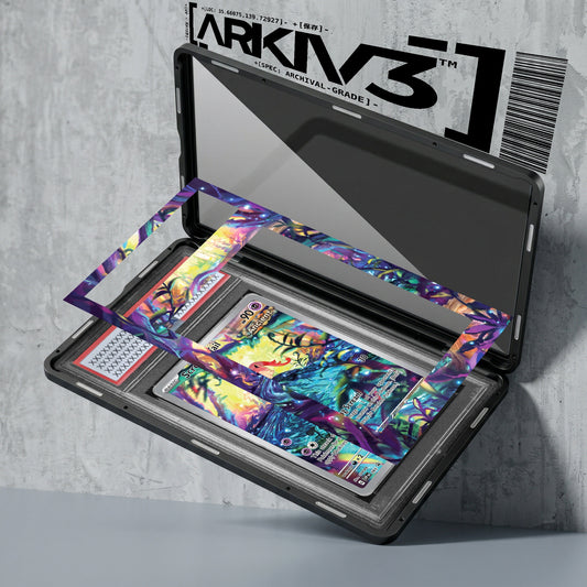ARKIV3 PSA graded exploded mockup