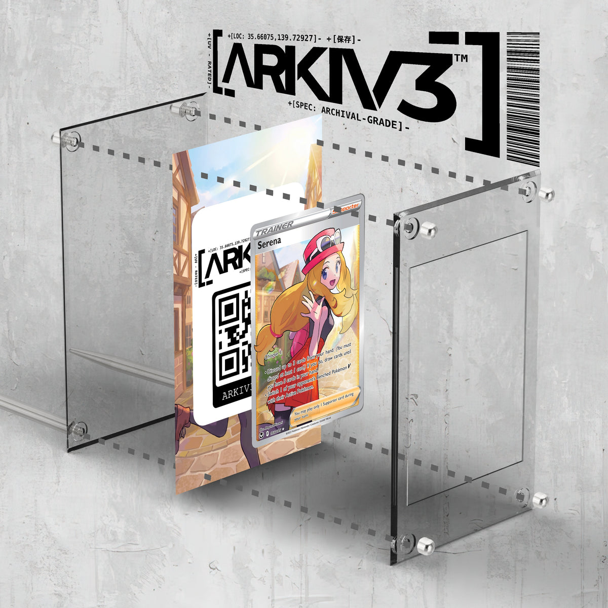 [UNIT: 193/195] // Serena Extended Art Display Case - Raw