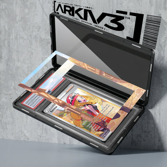 ARKIV3 PSA graded exploded mockup