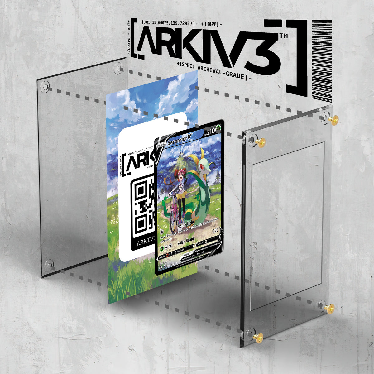 [UNIT: TG13/TG30] // Serperior V Extended Art Display Case - Raw