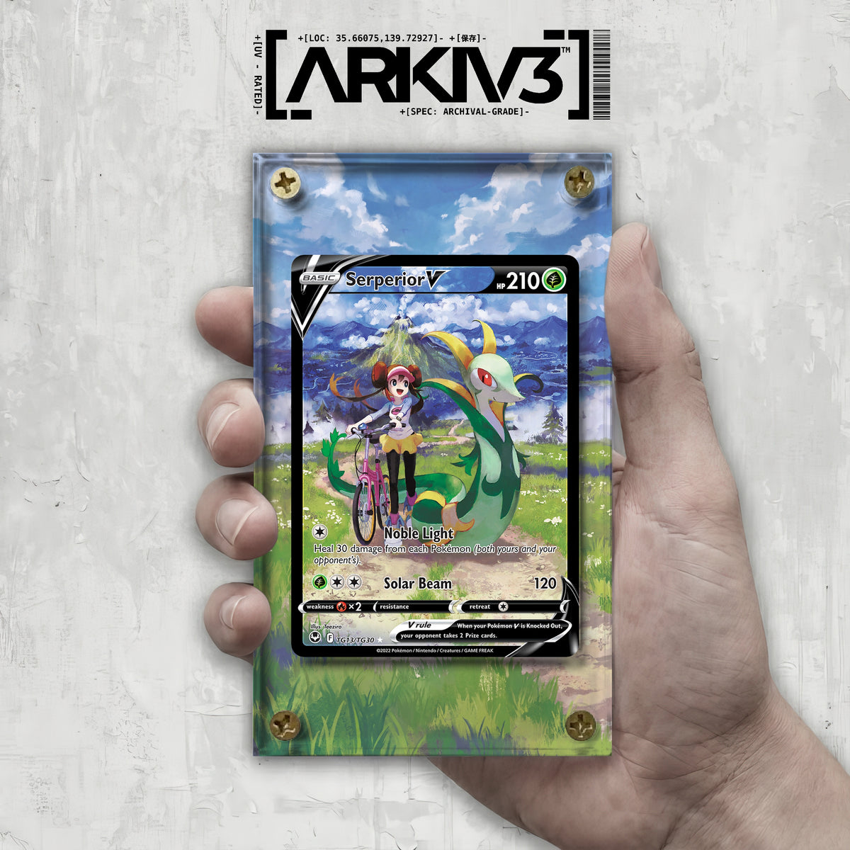 [UNIT: TG13/TG30] // Serperior V Extended Art Display Case - Raw