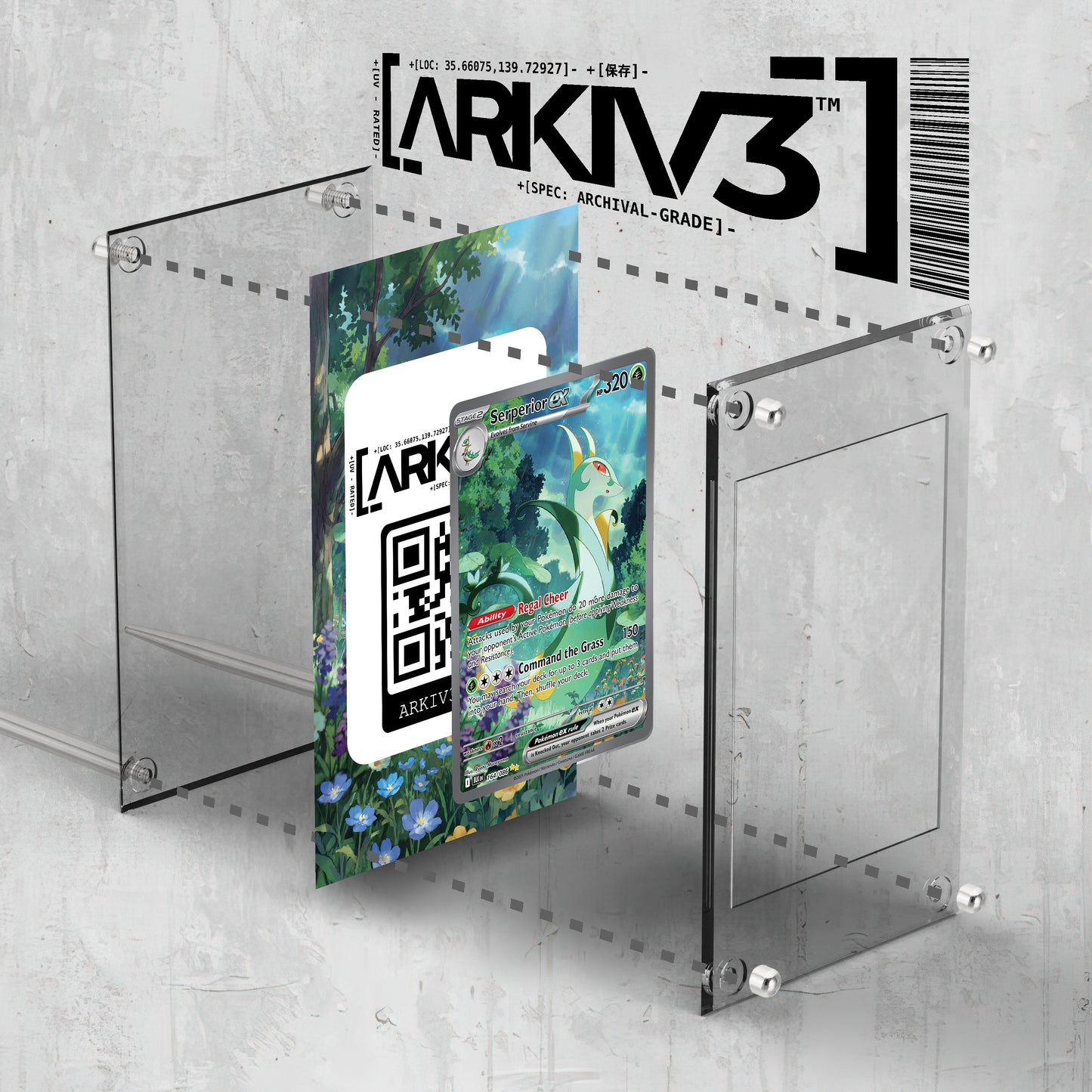 [UNIT: 164/86] // Serperior ex Extended Art Display Case - Raw