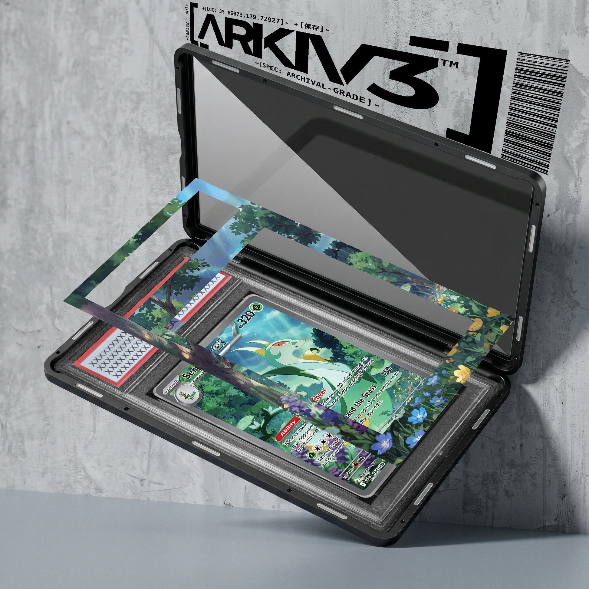 ARKIV3 PSA graded exploded mockup