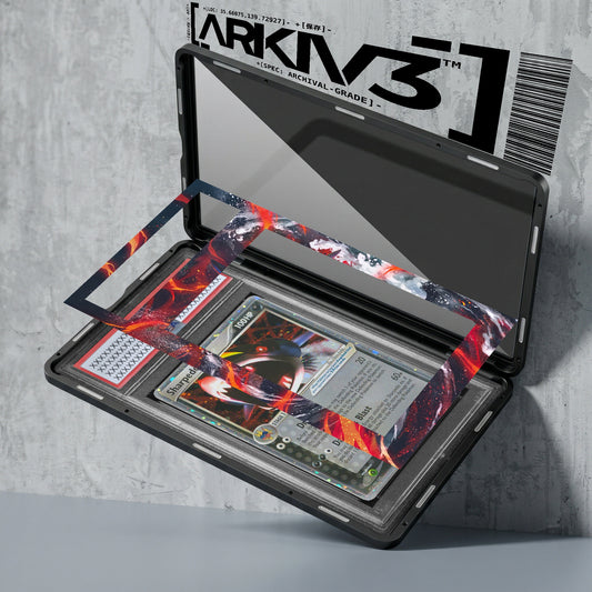 ARKIV3 PSA graded exploded mockup