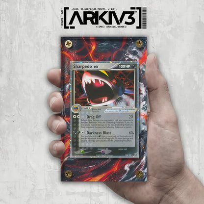 [UNIT: 104/107] // Sharpedo ex Extended Art Display Case - Raw
