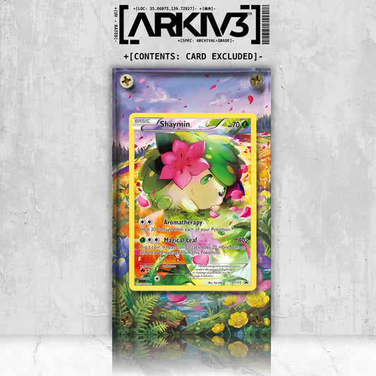 [UNIT: XY115] // Shaymin Extended Art Display Case - Raw