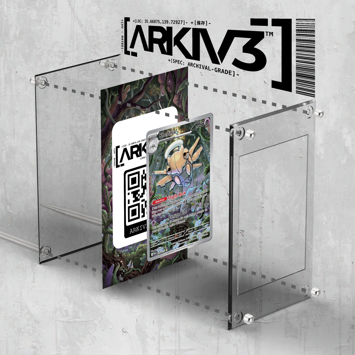 [UNIT: 144/132] // Shedinja Extended Art Display Case - Raw
