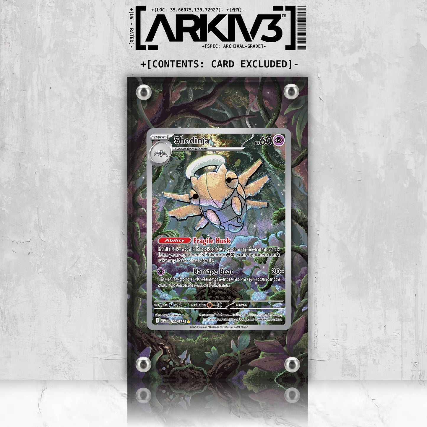 [UNIT: 144/132] // Shedinja Extended Art Display Case - Raw
