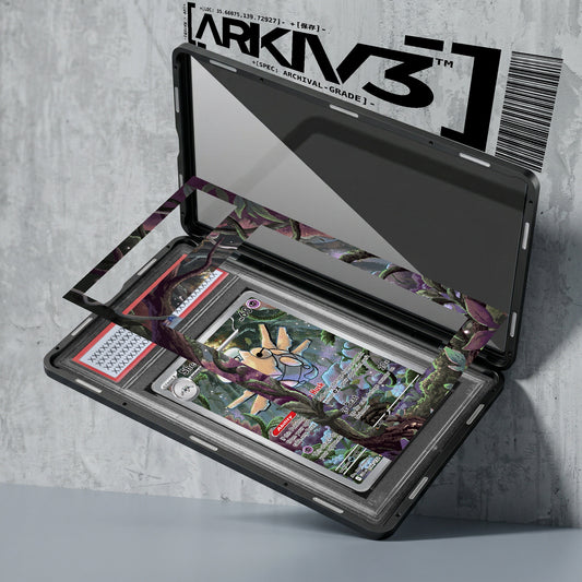 ARKIV3 PSA graded exploded mockup