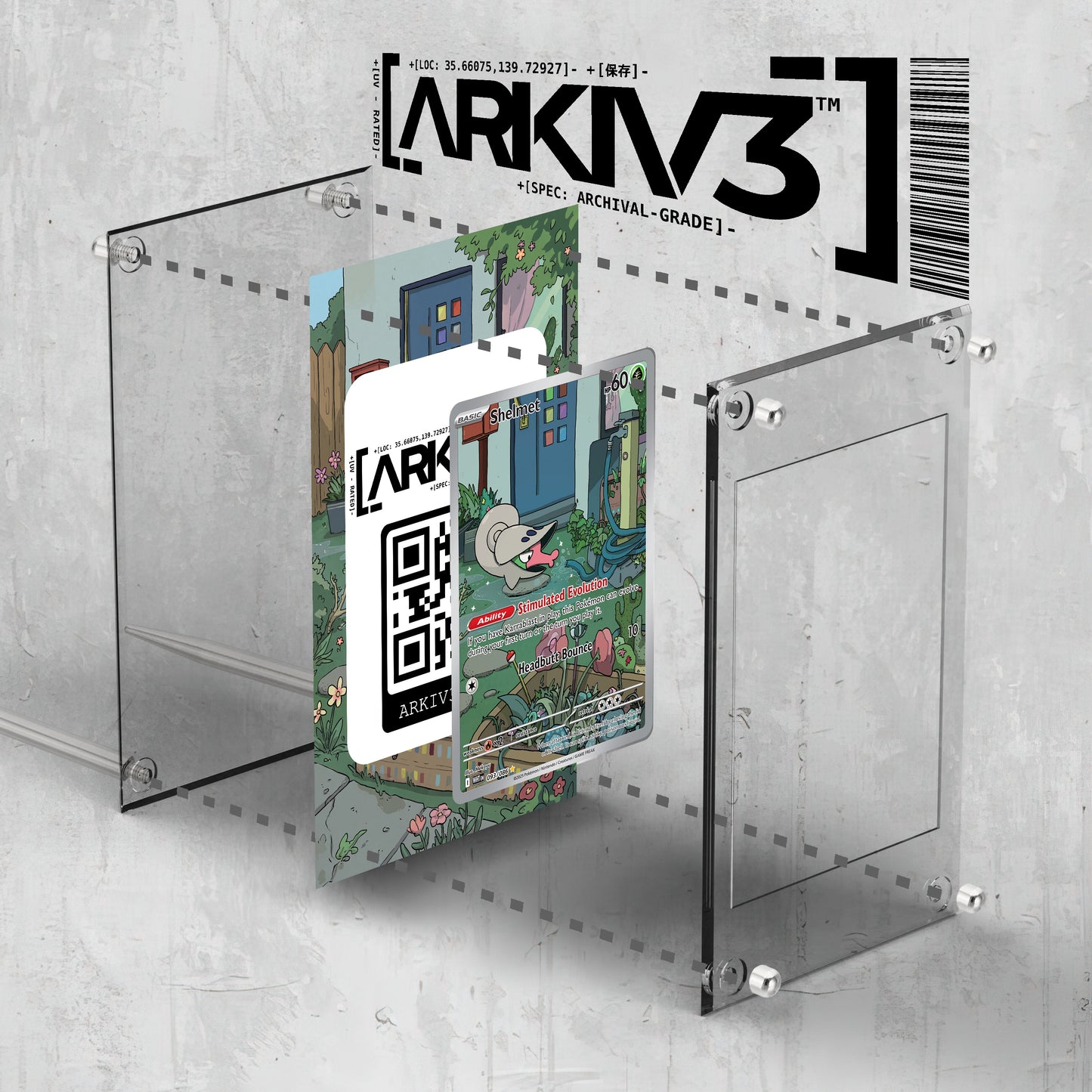 [UNIT: 93/86] // Shelmet Extended Art Display Case - Raw
