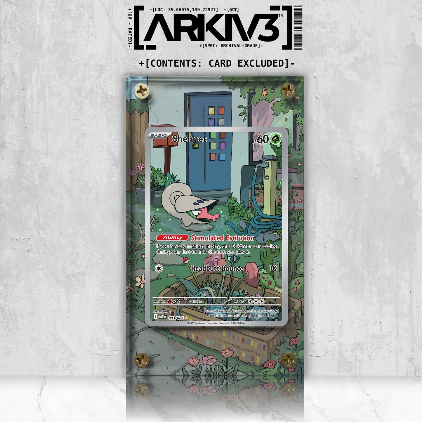 [UNIT: 93/86] // Shelmet Extended Art Display Case - Raw