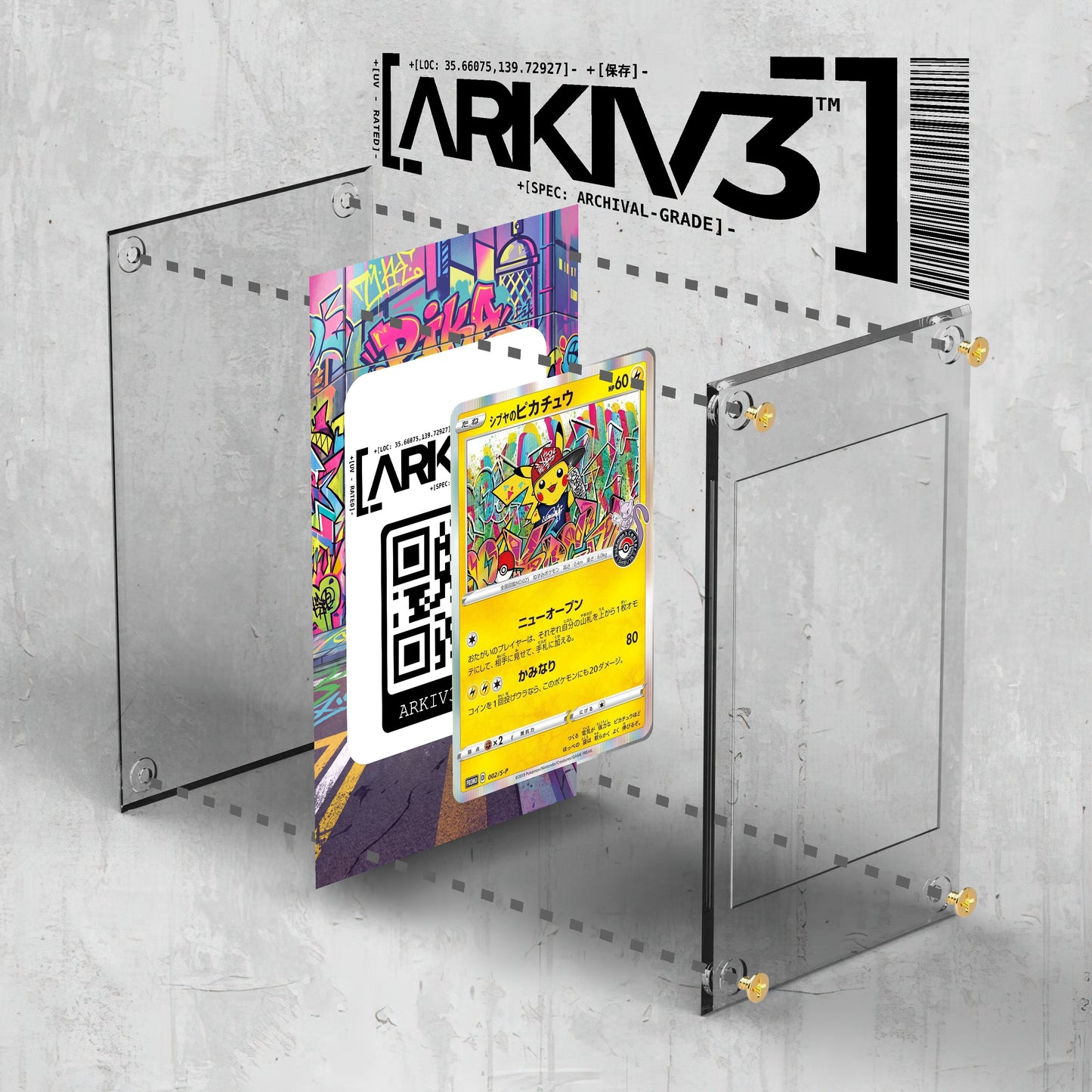 [UNIT: ] // Shibuya's Pikachu 2-S-P Extended Art Display Case - Raw